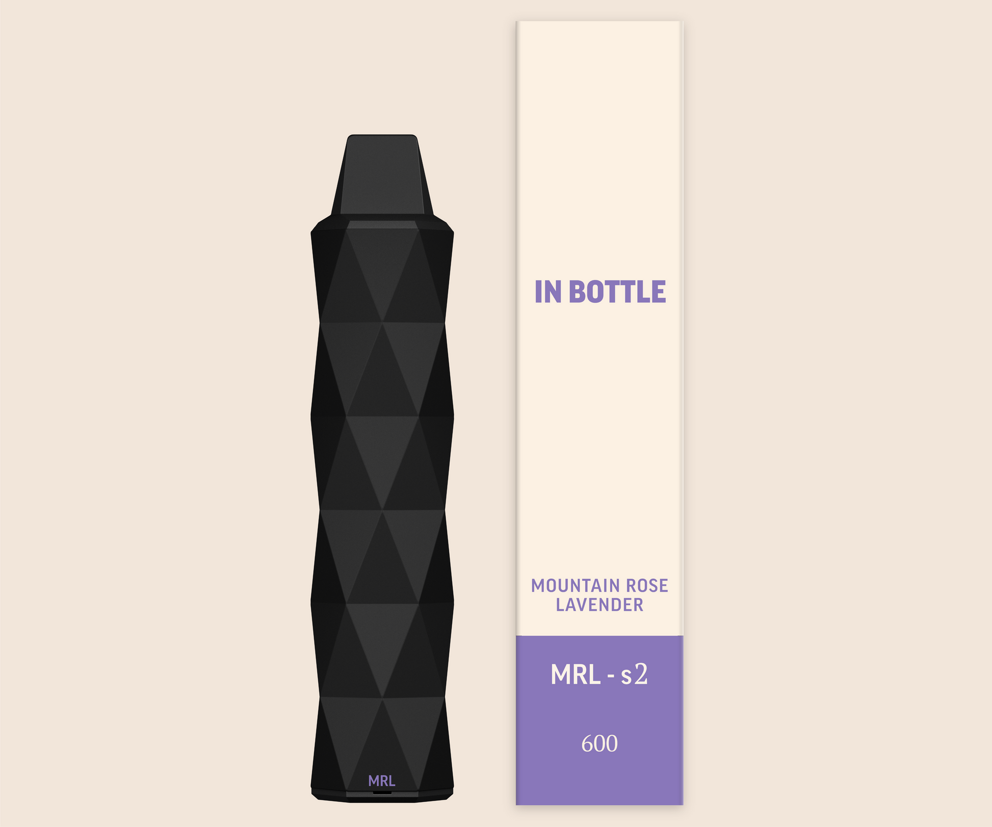 InBottle Unique Mountain Rose Lavender — disposable vape device.