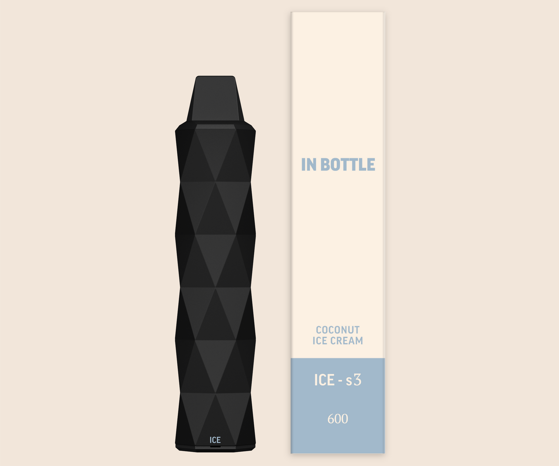 InBottle Unique Coconut Ice Cream — disposable vape device.