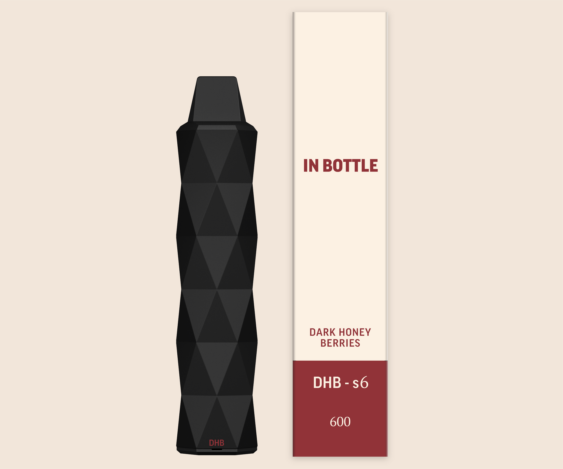 InBottle Unique Dark Honey Berries — disposable vape device.