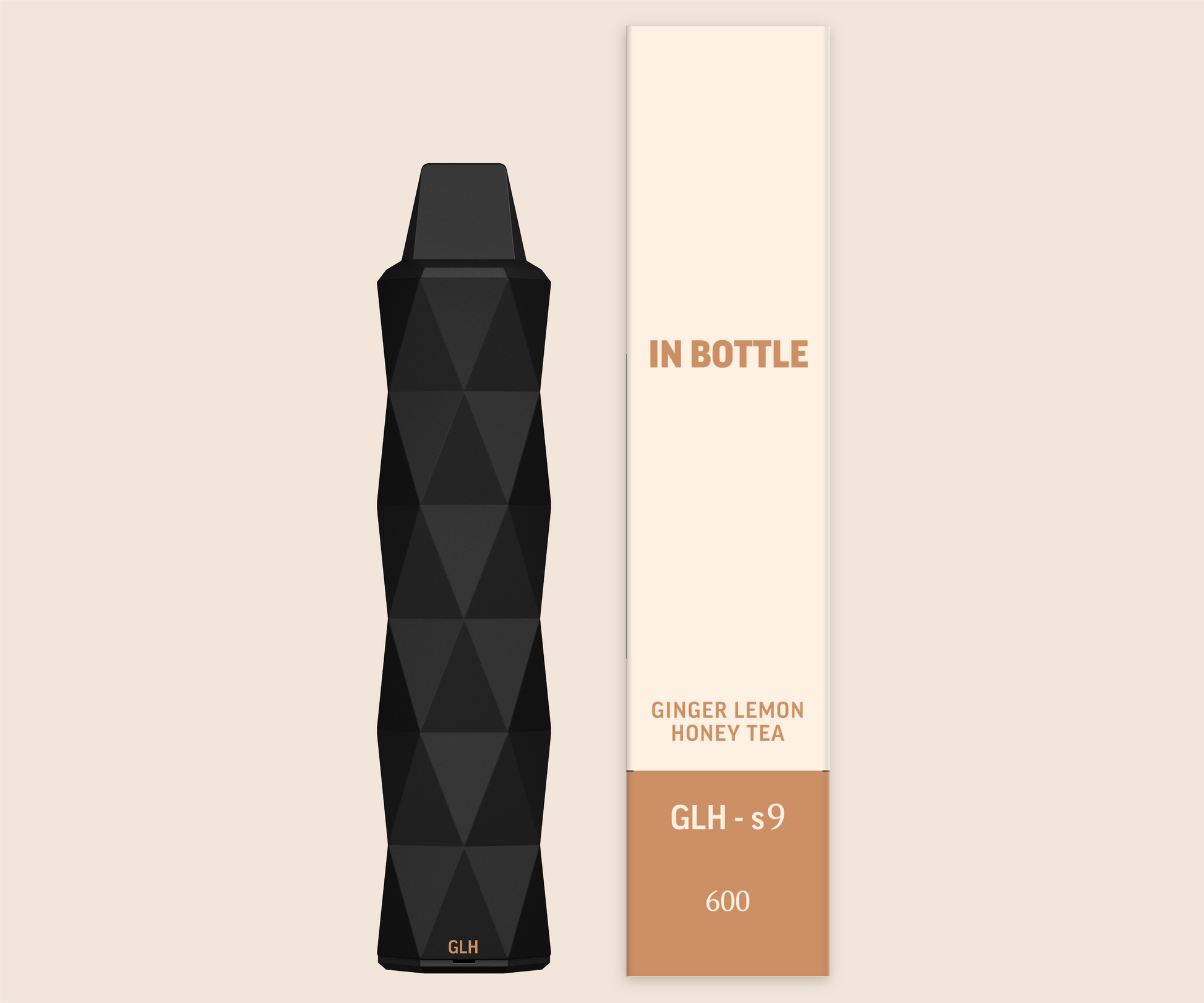 InBottle Unique Ginger Lemon Honey Tea — disposable vape device.