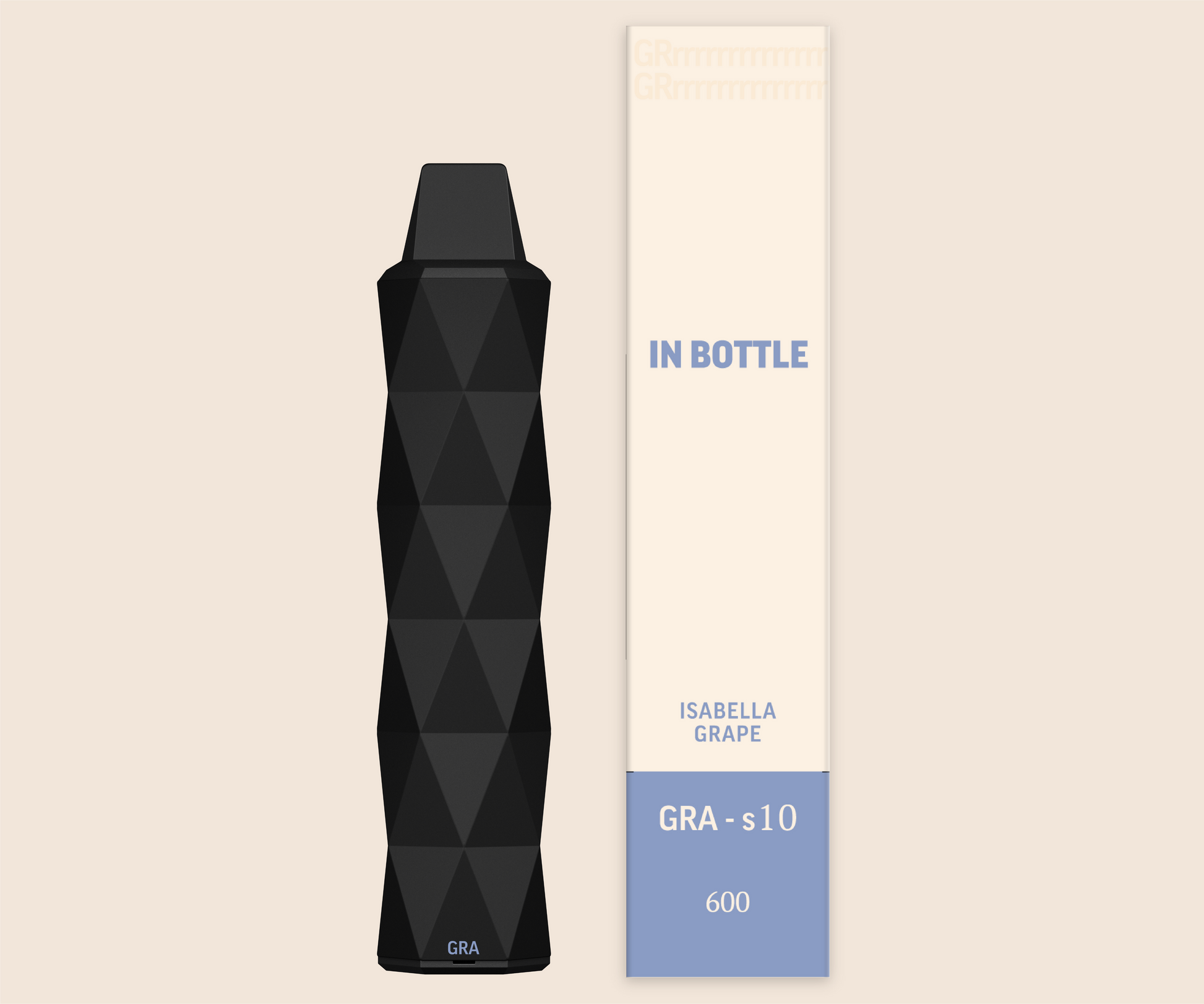 InBottle Unique Isabella Grape — disposable vape device.