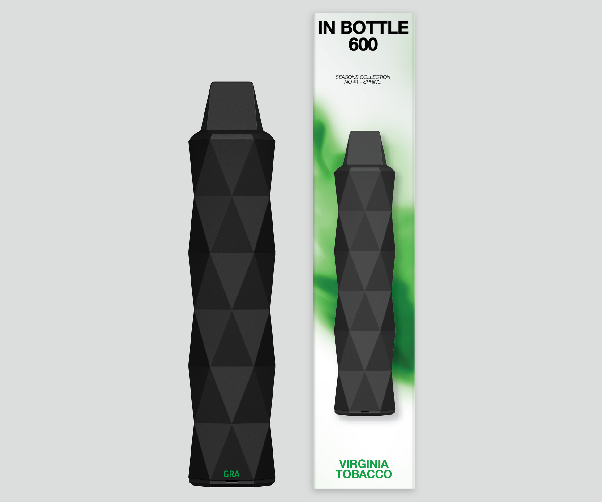 InBottle Unique Virginia Tobacco — disposable vape device.