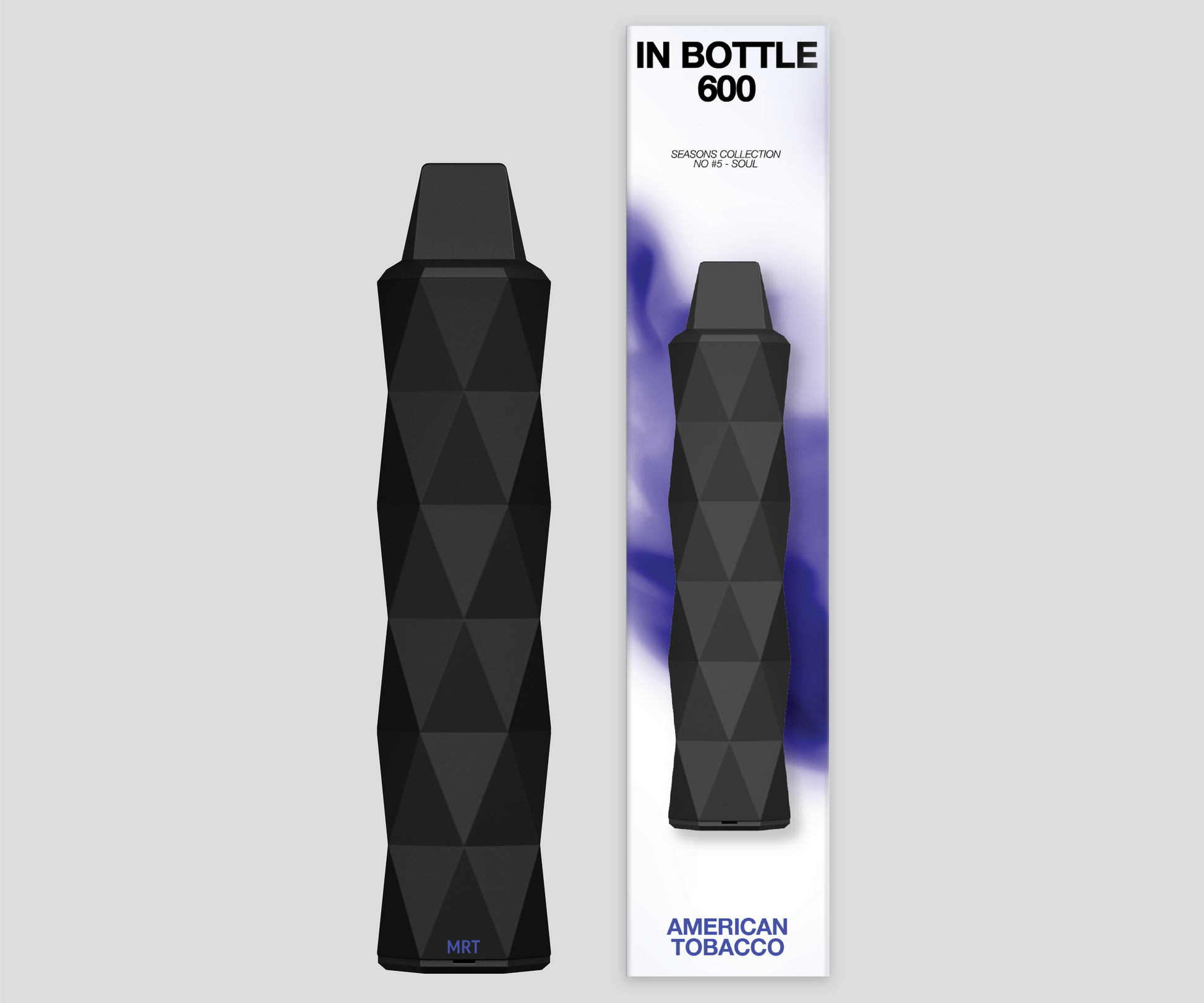 InBottle Unique American Tobacco — disposable vape device.