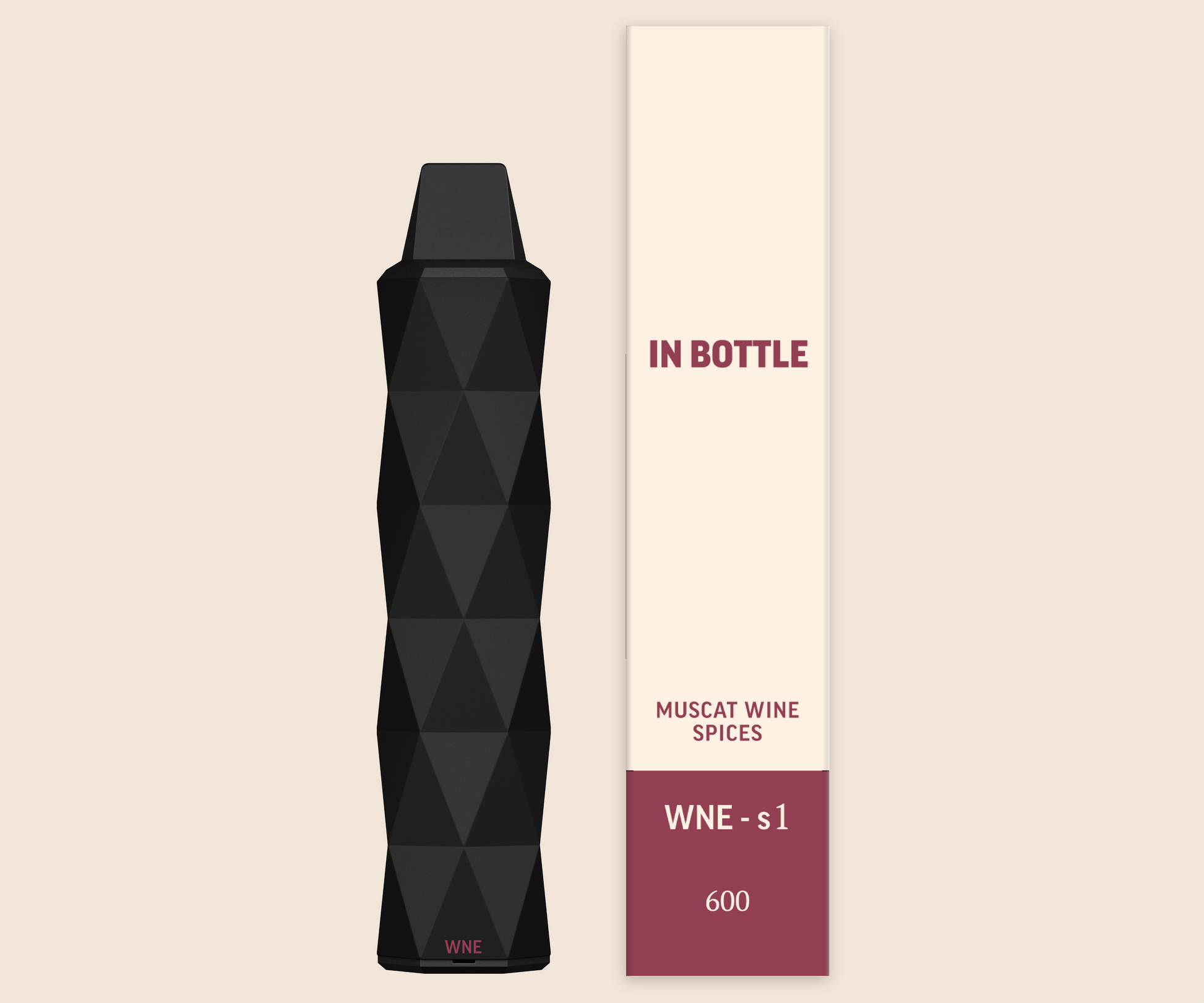 InBottle Unique Muscat Wine Spices — disposable vape device.